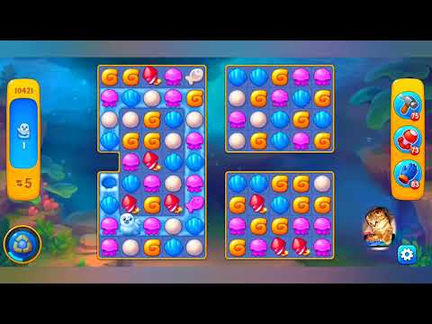Fishdom, 10421 level,no Booster - 10421 уровень, прохождение без бустеров.