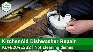 KitchenAid, Whirlpool  Dishwasher - Not washing dishes - Diagnostic & Repair