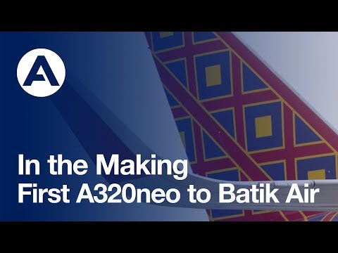 In the Making: First #A320neo to Batik Air