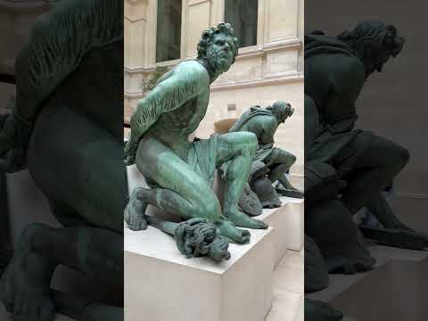“The Four Captives” by Martin Desjardins at The Louvre Paris France