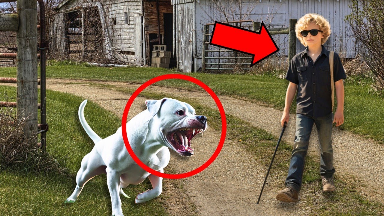 😰PADRE ABANDONA HIJO CIEGO EN GRANJA, HASTA QUE UN PITBULL ENCUENTRA AL NIÑO Y OCURRE UNA TRAGEDIA..