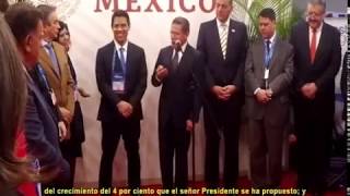 INAUGURA GOBERNADOR AISPURO, STAND DE MÉXICO EN CONVENCIÓN MINERA EN TORONTO, CANADÁ.