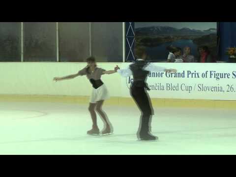 2 E. TKACHENKA / Y. GULITSKI (BLR) - ISU JGP Sencila Bled Cup 2012 Junior Ice Dance Free Dance