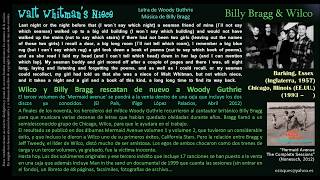 Walt Whitman&#39;s Niece (Woody Guthrie / Billy Bragg) - Billy Bragg &amp; Wilco