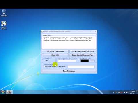 Random Slideshow Picture Viewer Software