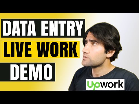 I Earn 5 in just 5 mins Data Entry Work Demo for Beginners on Fiverr Data Entry on Upwork