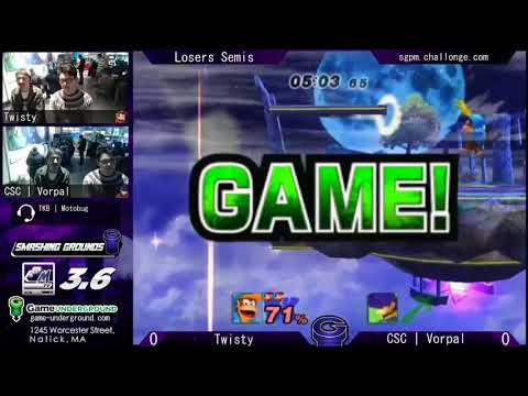 SG at GU 16.12 LS - Twisty (Diddy Kong) vs CSC | Vorpal (Ike)