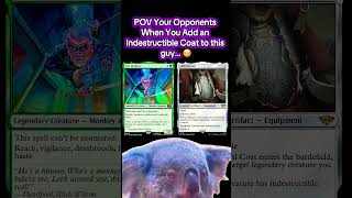 This guy is really OP 😏  #Meme #magicthegathering #mtgcommander #mtg #mtgmemes