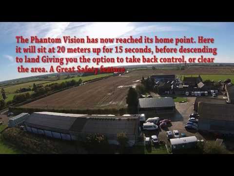 DJI Phantom 2 Vision, Safety features and flying at 700 ft, Return home
