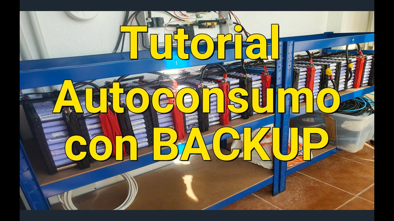 Tutorial autoconsumo CON backup