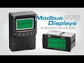 Modbus RTU Displays Product Features