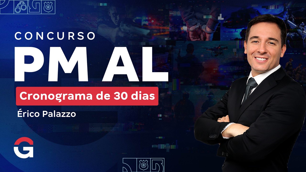 Concurso PM AL | O que fazer a um mês das provas?