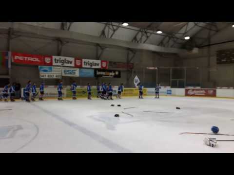 Hk Triglav U16: častni krog prvakov 2015/16