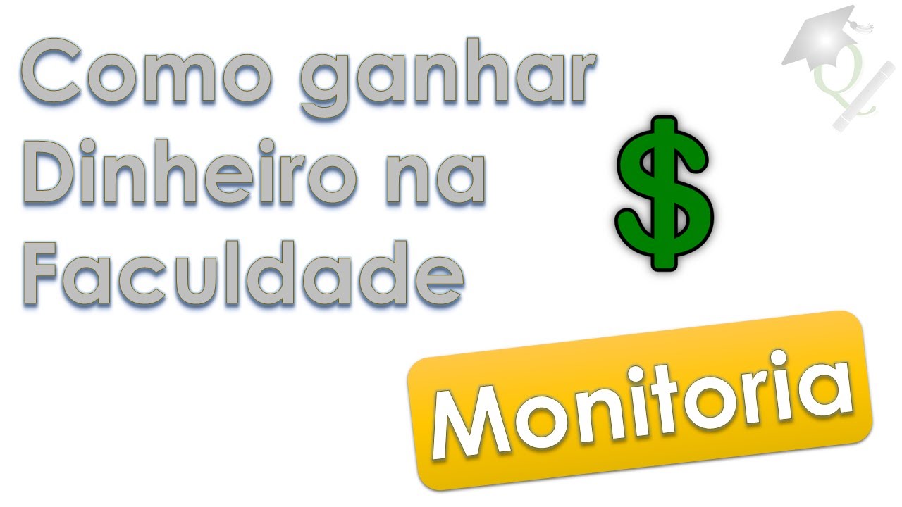 TalkQuímica #4 - Como ganhar dinheiro na faculdade - Bolsas de Monitoria