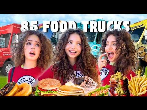 Kalogeras Sisters vs WORLDS LARGEST FOOD TRUCK CHALLENGE!
