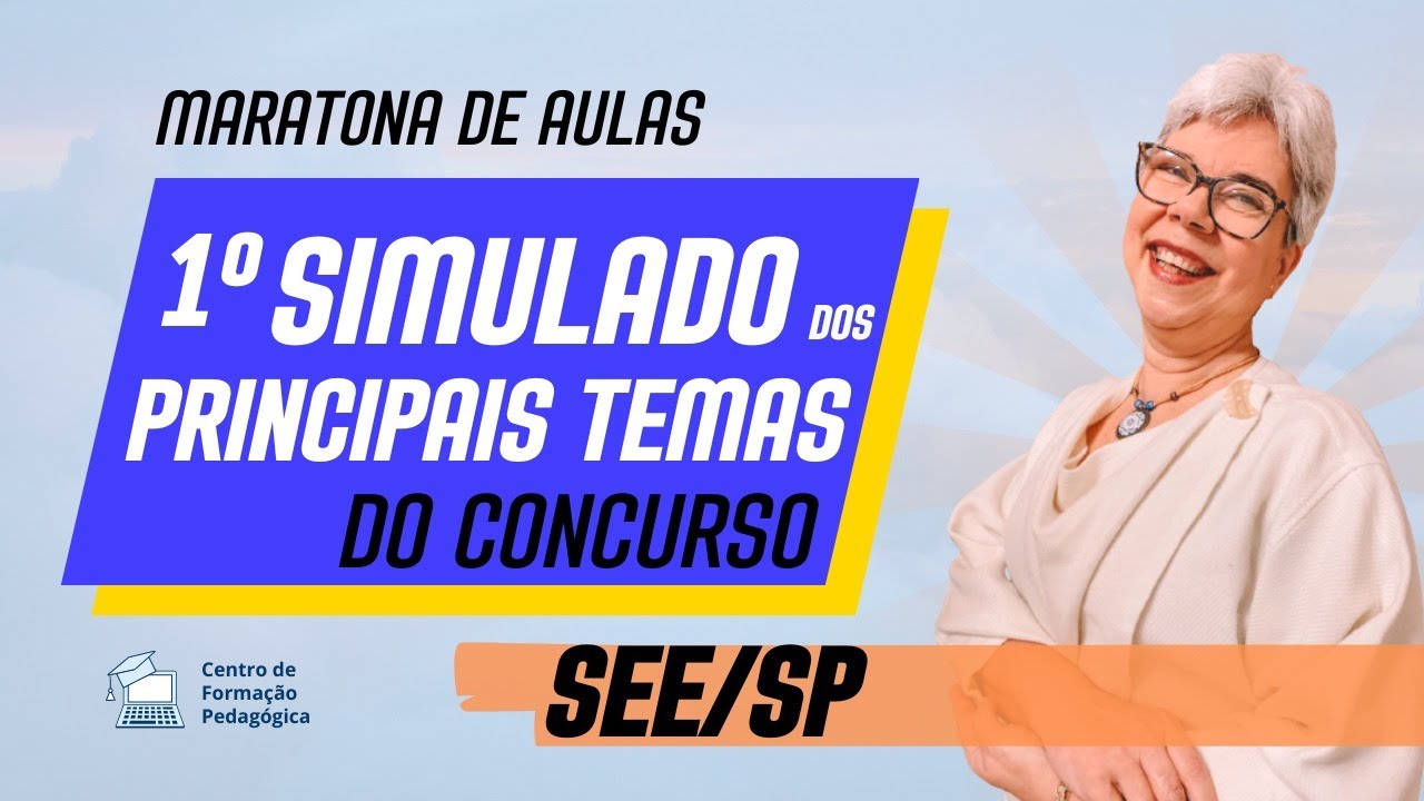 1º Simulado sobre temas pedagógicos - SEE/SP