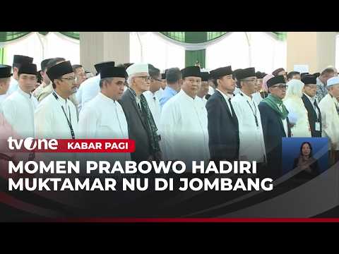 Presiden Prabowo Buka Muktamar NU di Jombang | Kabar Pagi tvOne