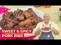 Sweet and Spicy Pork Ribs Recipe