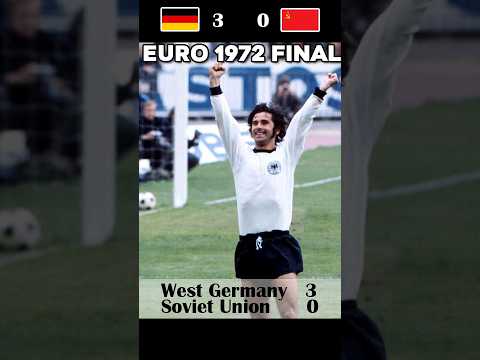 West Germany v Soviet Union 3-0 | Euro 1972 final