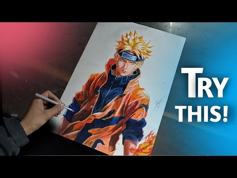 Naruto Realistic Drawing | This Looks Insanely Real! 🤯