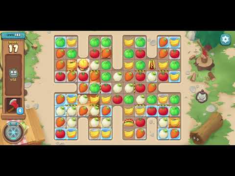 We Bare Bears Match3 Repairs Level 182 - No Boosters