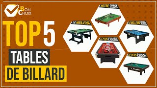 Tables de billard - Top 5 - (BonChoix)