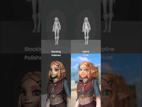 Find the differences in this new animation process #animation #zelda #cute