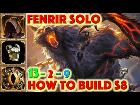 SMITE HOW TO BUILD FENRIR - Fenrir Solo Build Season 8 Conquest + How To + Guide + Gameplay 2021