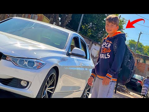BUSQUEI O ALEMÃO NA ESCOLA DE BMW - ELE FICOU MUITO FELIZ !!