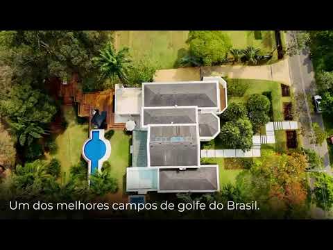 Vídeo — CASA À VENDA À BEIRA DO CAMPO DE GOLFE NO CONDOMÍNIO TERRAS DE SÃO JOSÉ , EM ITU SP — Itu