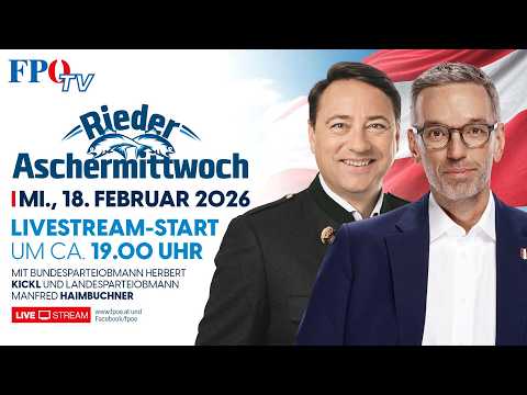 Rieder Aschermittwoch 2026 mit Herbert Kickl & Manfred Haimbuchner