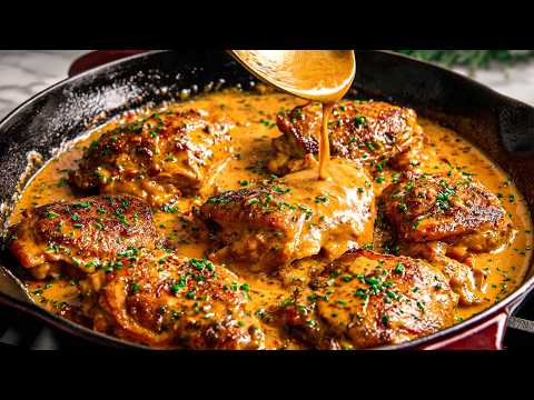 Creamy Paprika Chicken with Mashed Potatoes