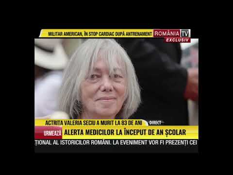 Doliu în lumea teatrului! A murit actrița Valeria Seciu, la 83 de ani