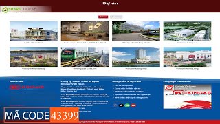 Mã code 43399. Sharecode website cơ khí, điện lạnh giá rẻ siêu đẹp | Sharecode.vn