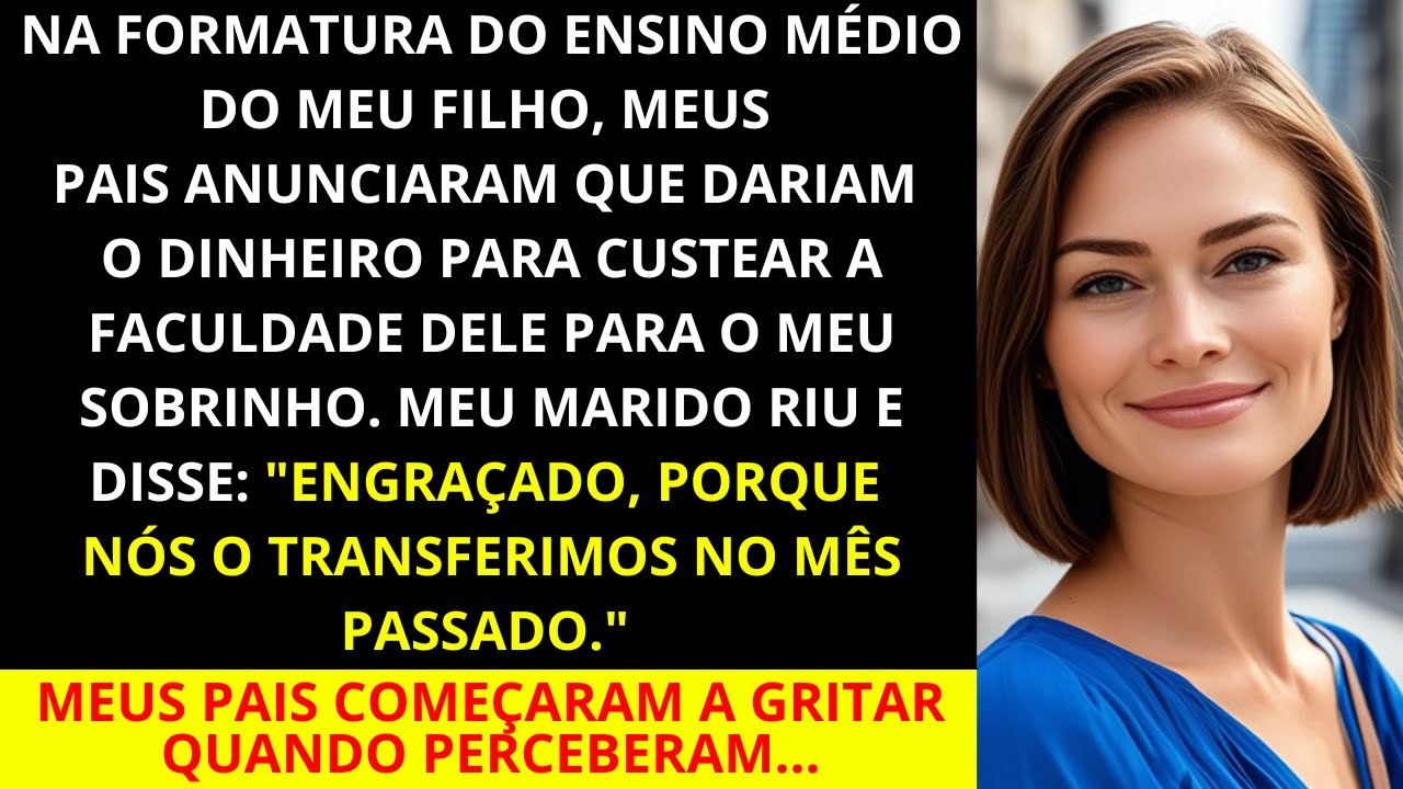 Na formatura do ensino médio do meu filho, meus pais anunciaram que iriam... Historias de Reddit