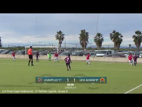 Ronda 1/4 Final. Levante UD "C" 0 - 1 UD Balompie Alfafar "B" (Pablo)