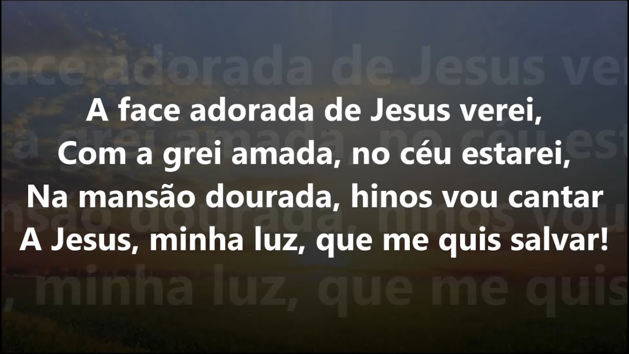Baixar PDF da letra da Música A Face Adorada de Jesus | Letras | Harpa ...
