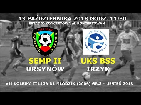 Semp II Ursynów 2006 - UKS BSS Irzyk  13 października 2018
