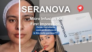 Esthetician First Impression: SERANOVA Microneedling Infusion Kit | Nadia Vega