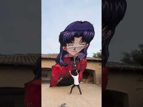 when a 30ft Misato collapses on you