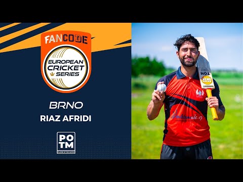 POTM: R.Afridi - PLZ vs BRN | Highlights | FanCode ECS , Czech Republic 2022 Day 5 | ECS22.259