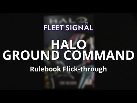 Halo Ground Command Rulebook Flick-Through 