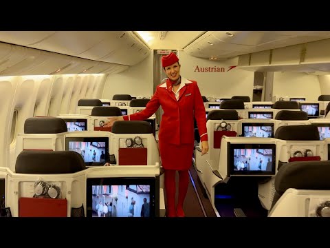 AUSTRIAN AIRLINES Boeing 777 Classe Executiva | Relatório de viagem de Viena às Ilhas Maurício (4K)