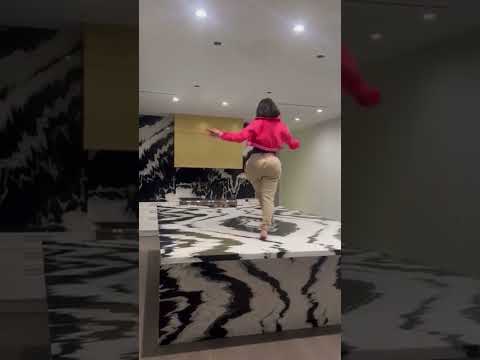 Cardi B dances on new Kitchen Island
