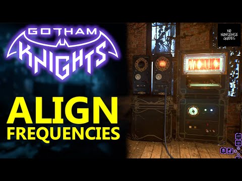Gotham Knights Align The Frequencies - Sonic Device Puzzle in Arkham Asylum