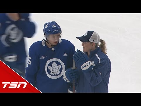 Wickenheiser flips switch from HHOF to Leafs’ development camp