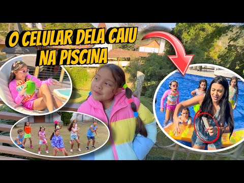 O CELULAR DA TITIA JAQUE CAIU NA PISCINA * bastidores do meu novo clipe com amigos 😱 *