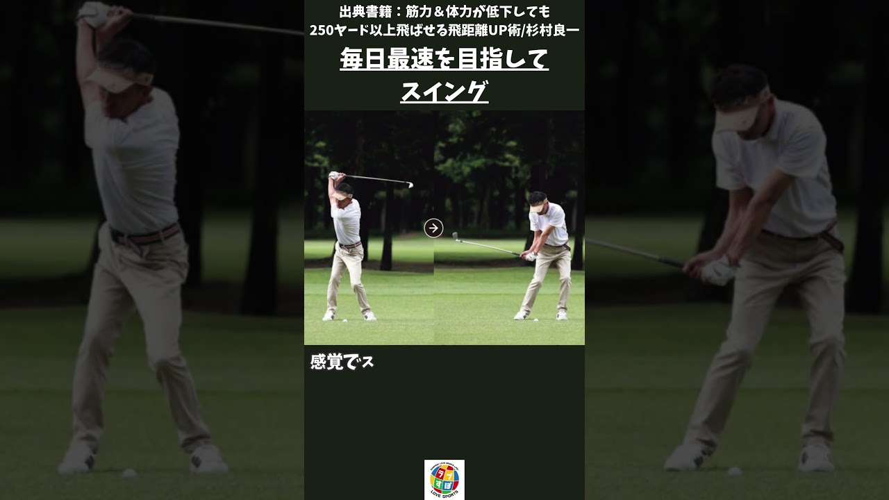 ヘッドスピードの解決方法 | 毎日最速を目指してスイングすべき理由とは！？【筋力＆体力が低下しても250ヤード以上飛ばせる飛距離UP術/杉村良一】
