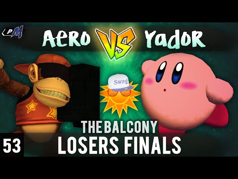 PM @ the Balcony 53 - Losers Finals ft. Aero (Diddy Kong) vs YadoR (Kirby)