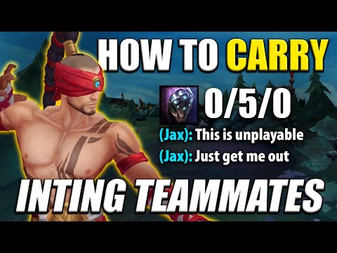 How I HARD CARRY with INTING TEAMMATES *Gameplay Commentary*